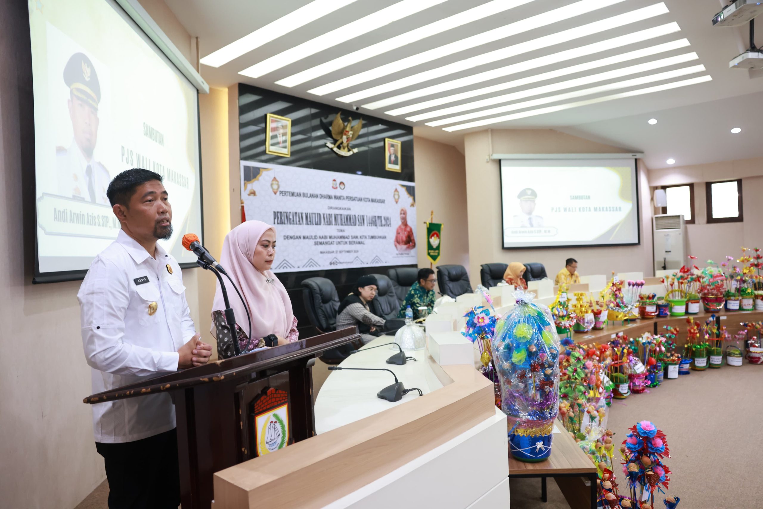 Pjs Wali Kota Makassar Pesankan Teladani 4 Sifat Rasulullah di Maulid Nabi Muhammad SAW