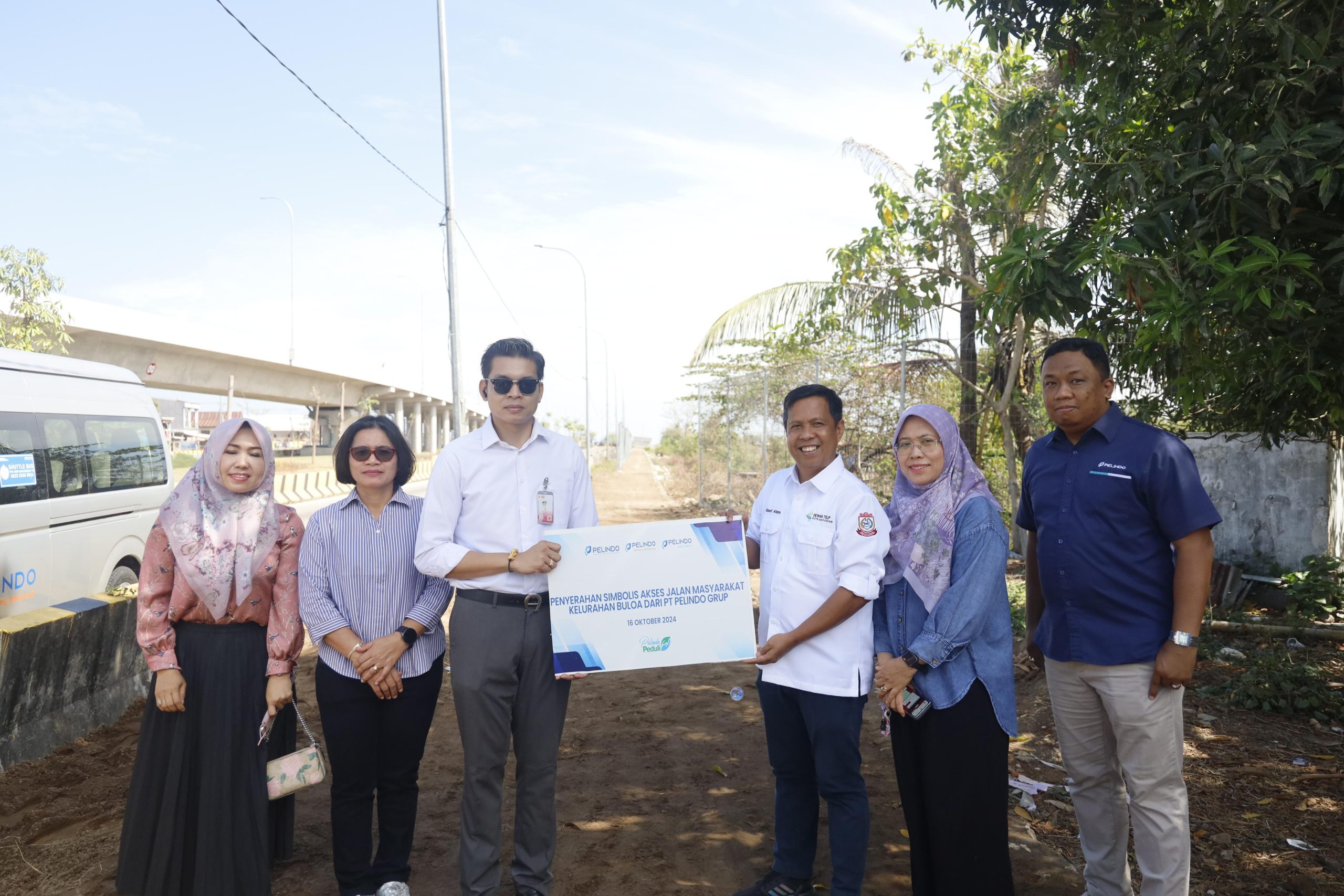 Peduli Masyarakat Sekitar MNP, Pelindo Group Buat Akses Jalan Warga Buloa