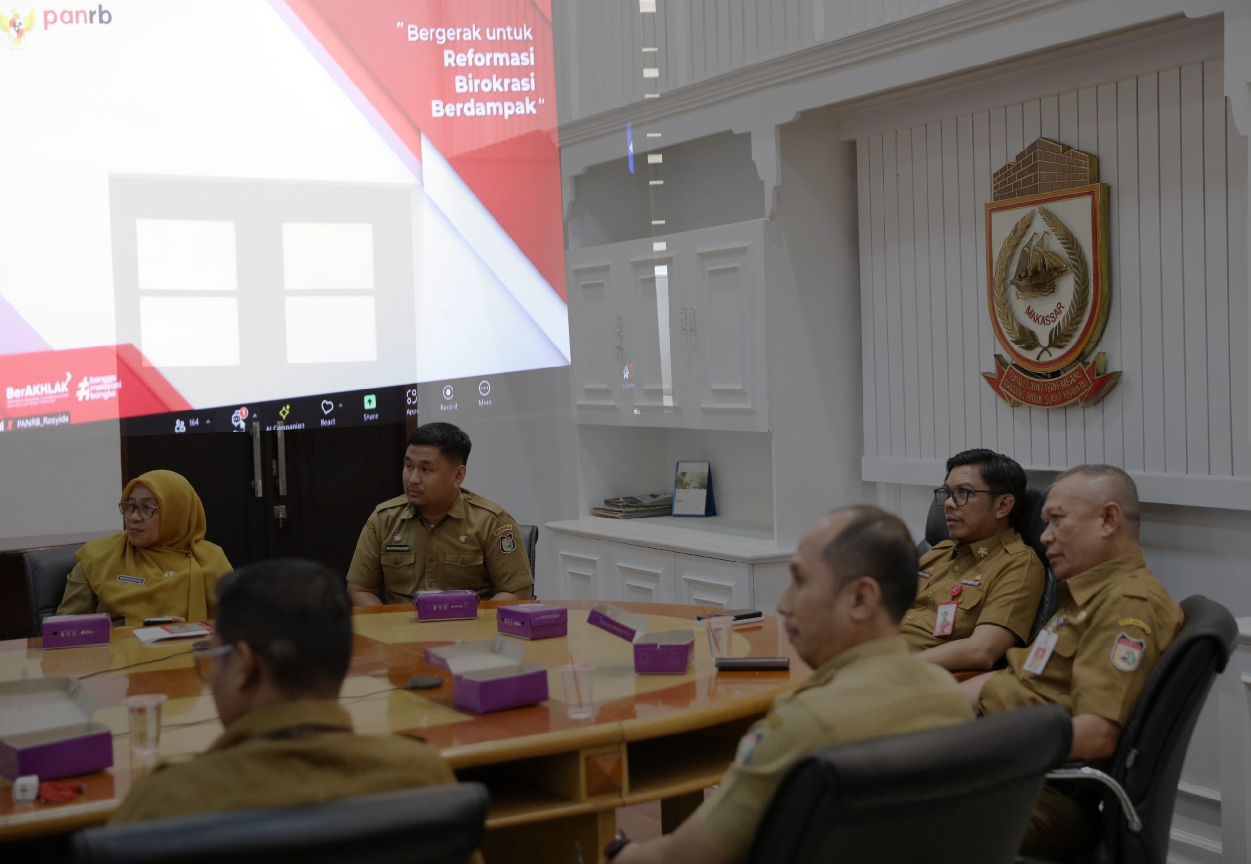 Pj Sekda Makassar Hadiri Persiapan Peluncuran Aplikasi INA-Pass oleh Kementerian PANRB RI