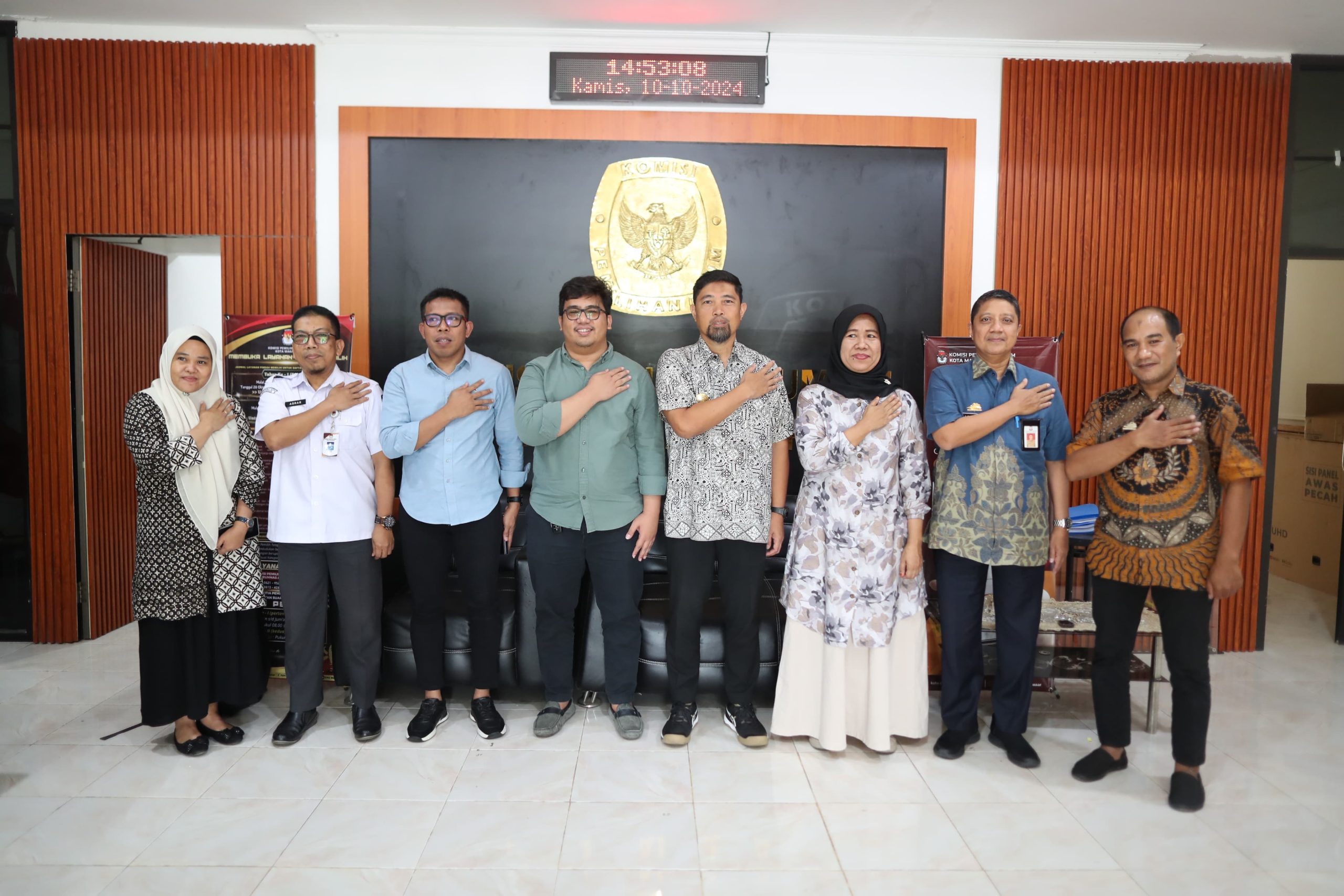 Kunjungan ke KPU Makassar, Pjs Wali Kota Pastikan Kesiapan Pilkada 2024