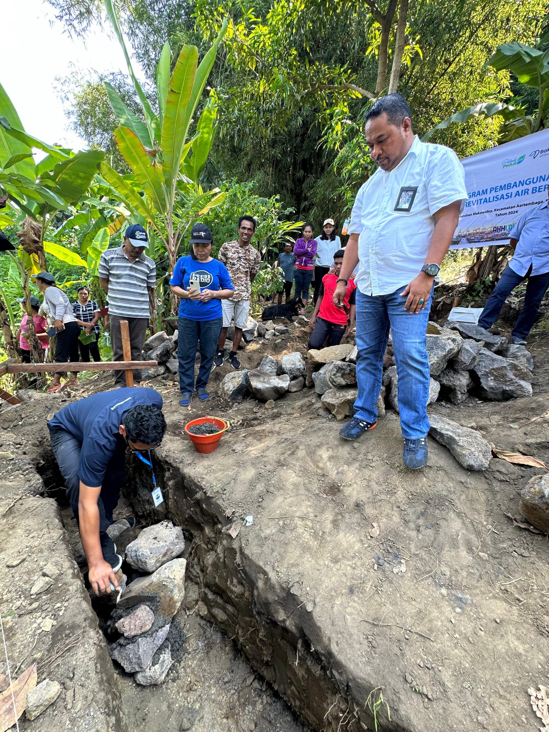Pelindo Resmi Peletakan Batu Pertama Program Pembangunan dan Revitalisasi Air Bersih di Makawidey Bitung