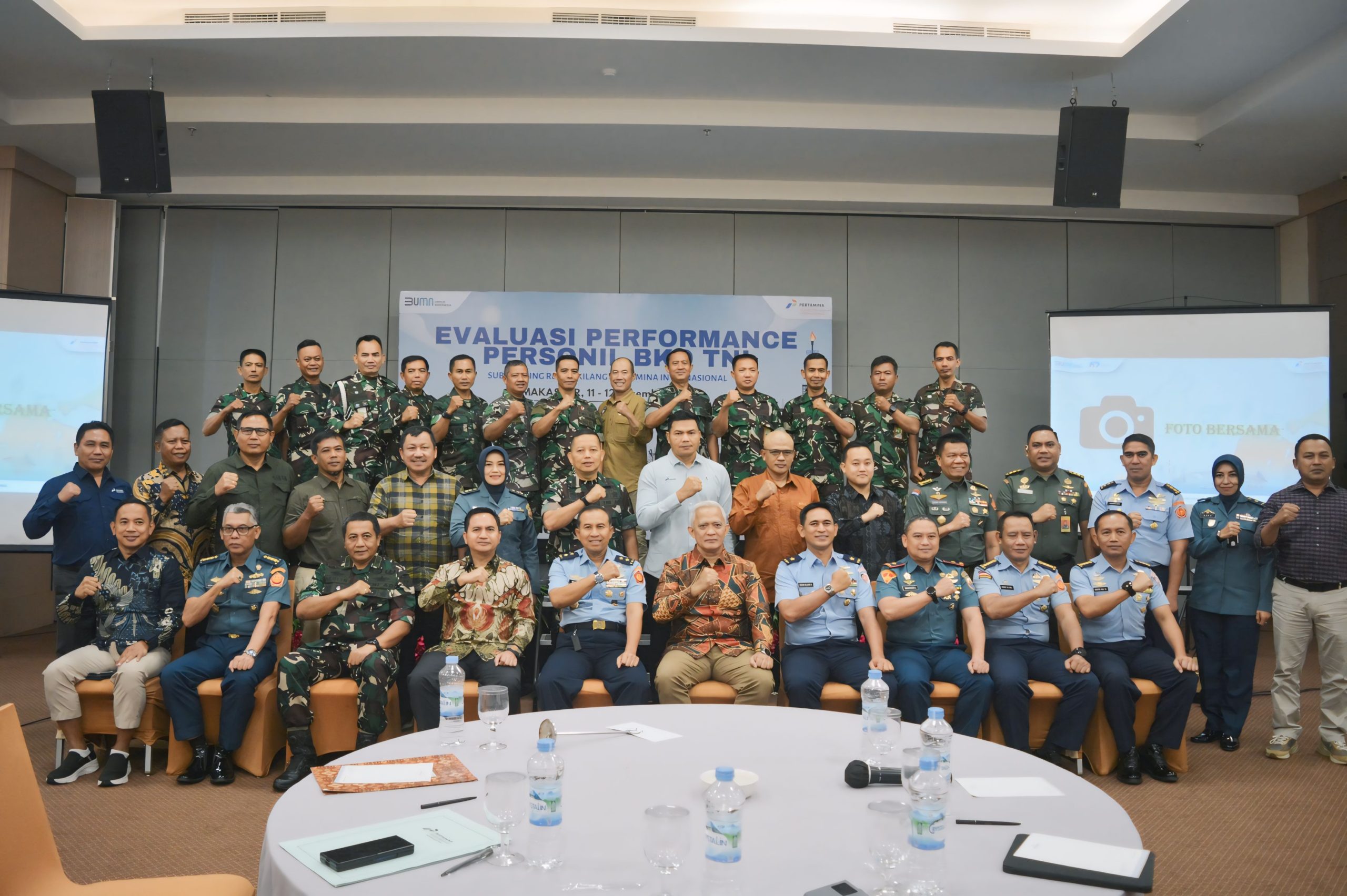 Irdam XIV/Hsn Hadiri Evaluasi Performance Personil BKO TNI Sub Holding R&P PT Kilang Pertamina Internasional