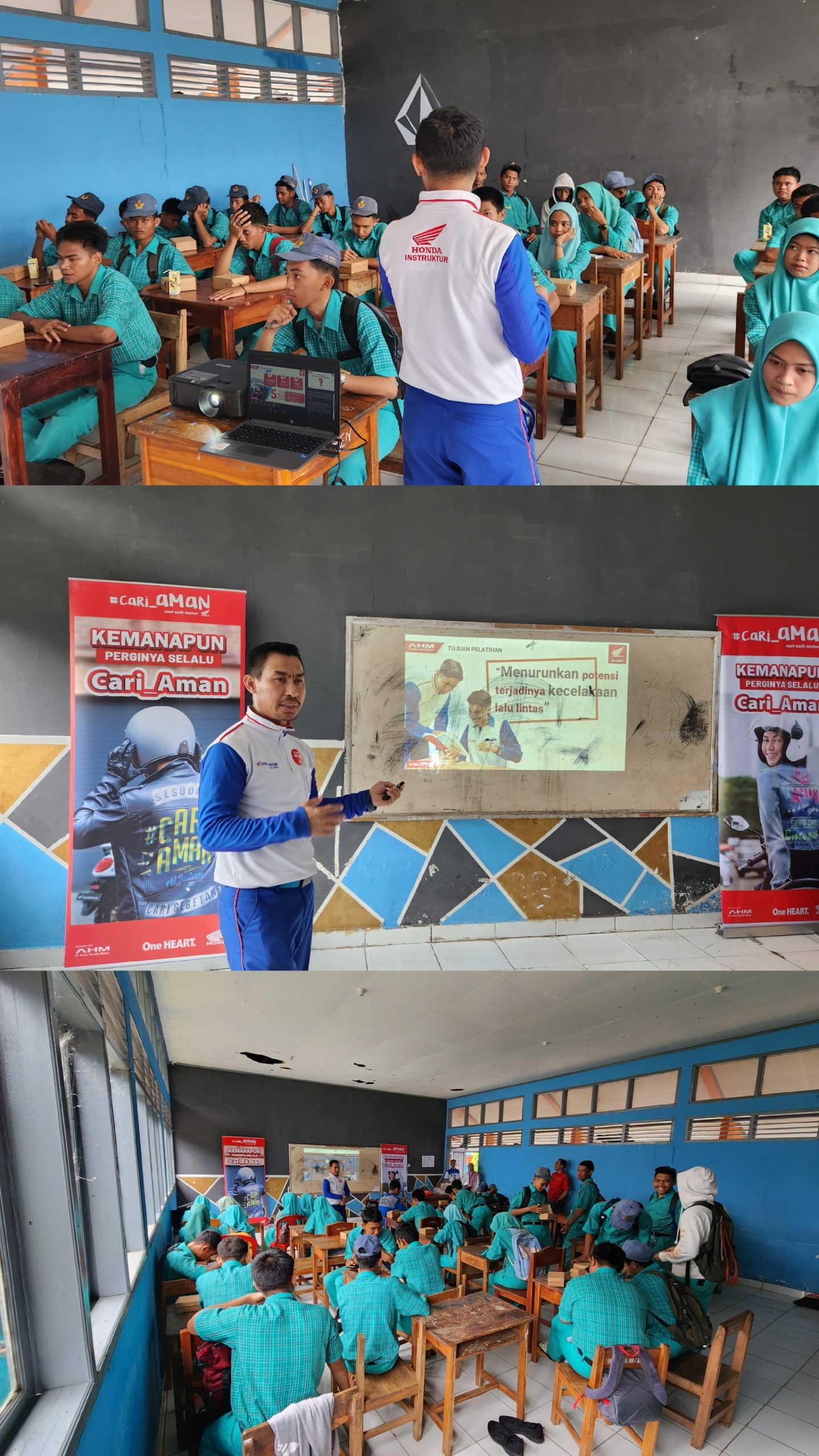 Asmo Sulsel Gencarkan Edukasi Keselamatan Berkendara dari Pelajar Hingga Pekerja