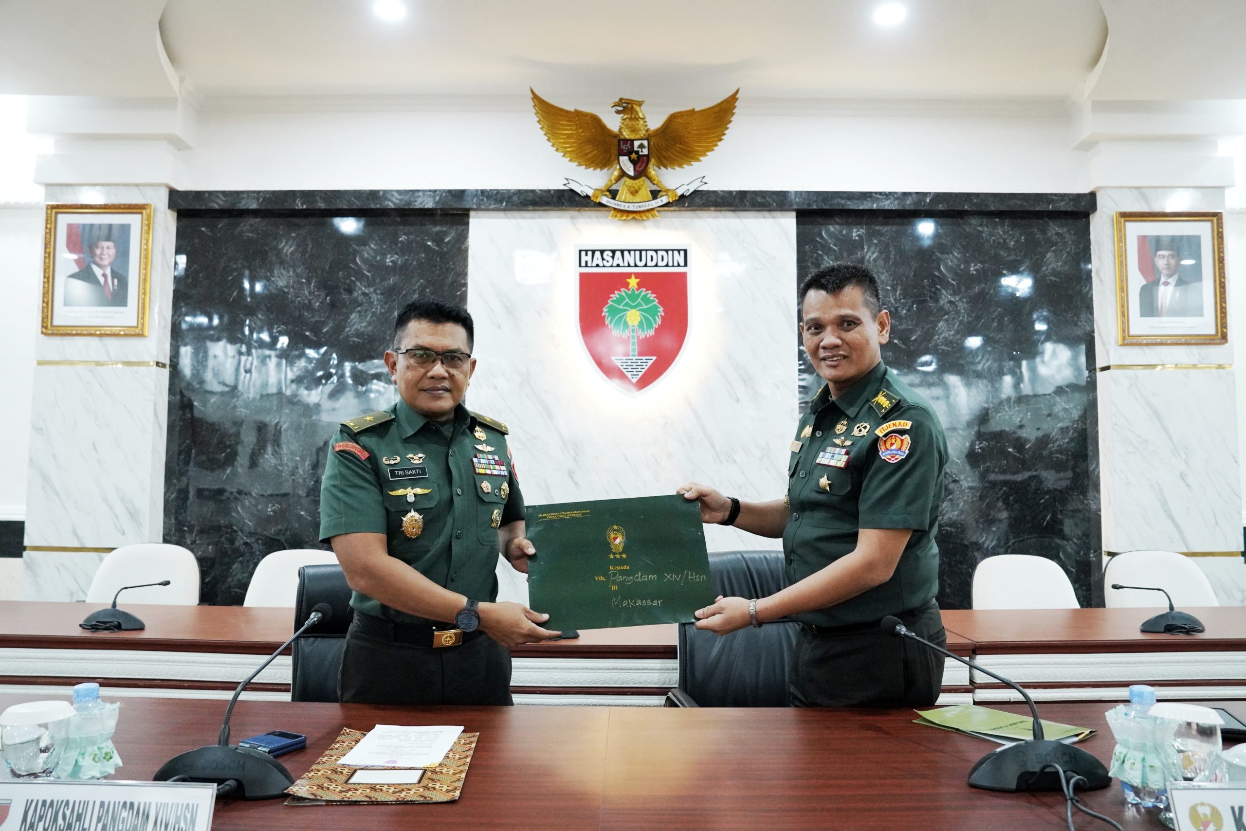 Brigjen TNI Tri Saktiyono Pimpin Exit Meeting Verifikasi Sertijab Pangdam XIV/Hsn