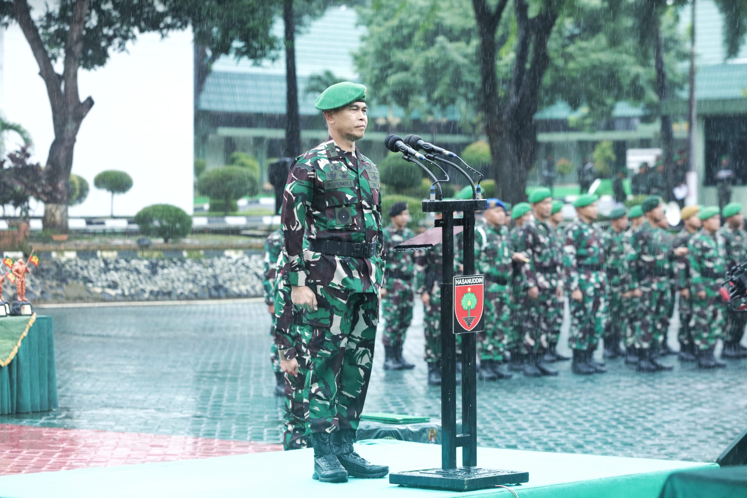 Kasdam XIV/Hsn Pimpin Upacara Hari Juang Infanteri ke-76 Tahun 2024