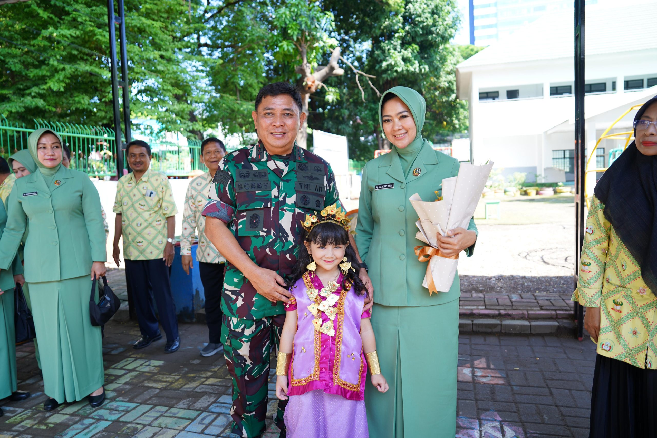 Pangdam XIV/Hsn Resmikan Taman Bermain TK Kartika XX-1 Makassar