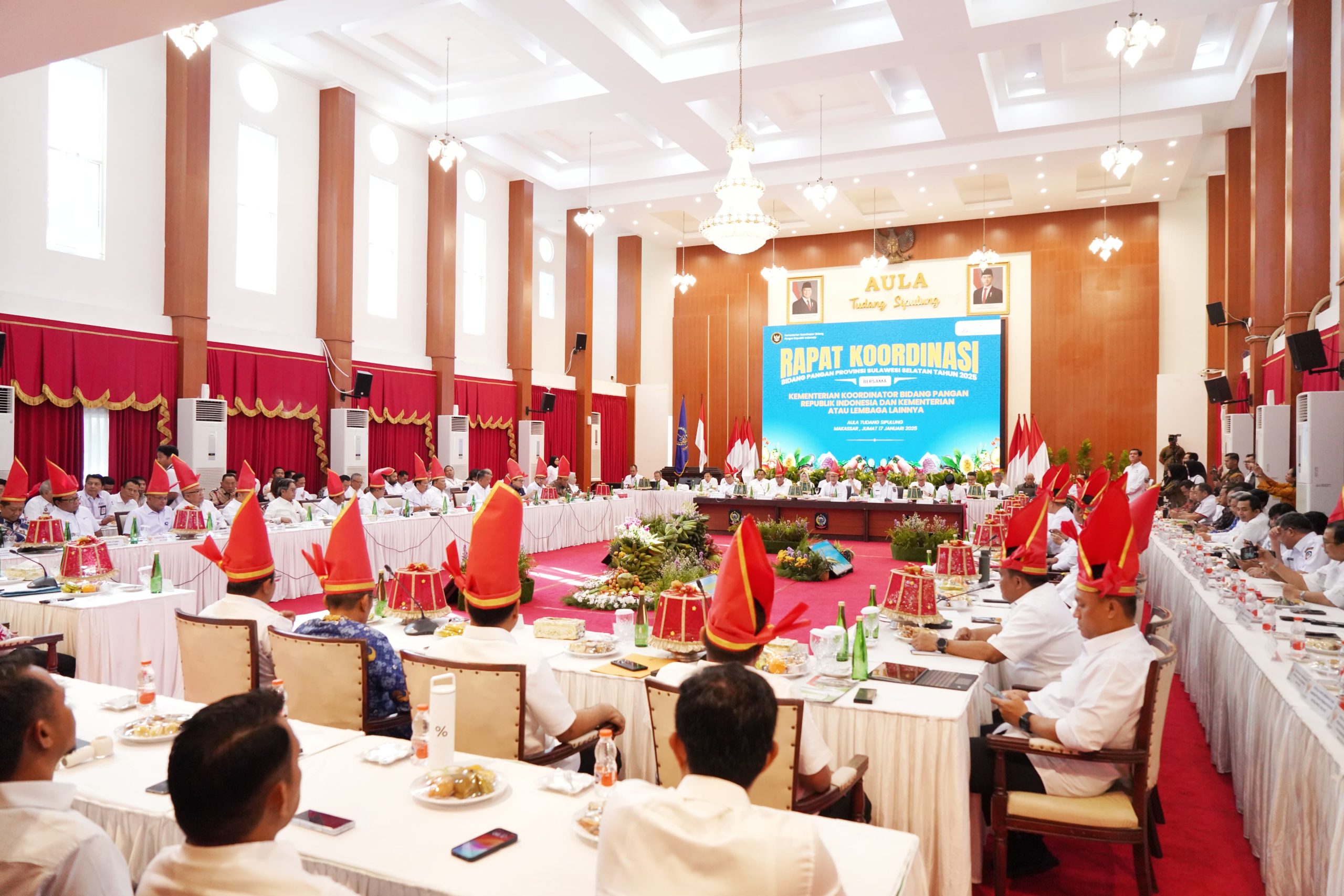 Aster Kasdam XIV/Hsn Hadiri Rakor Pangan Sulsel 2025