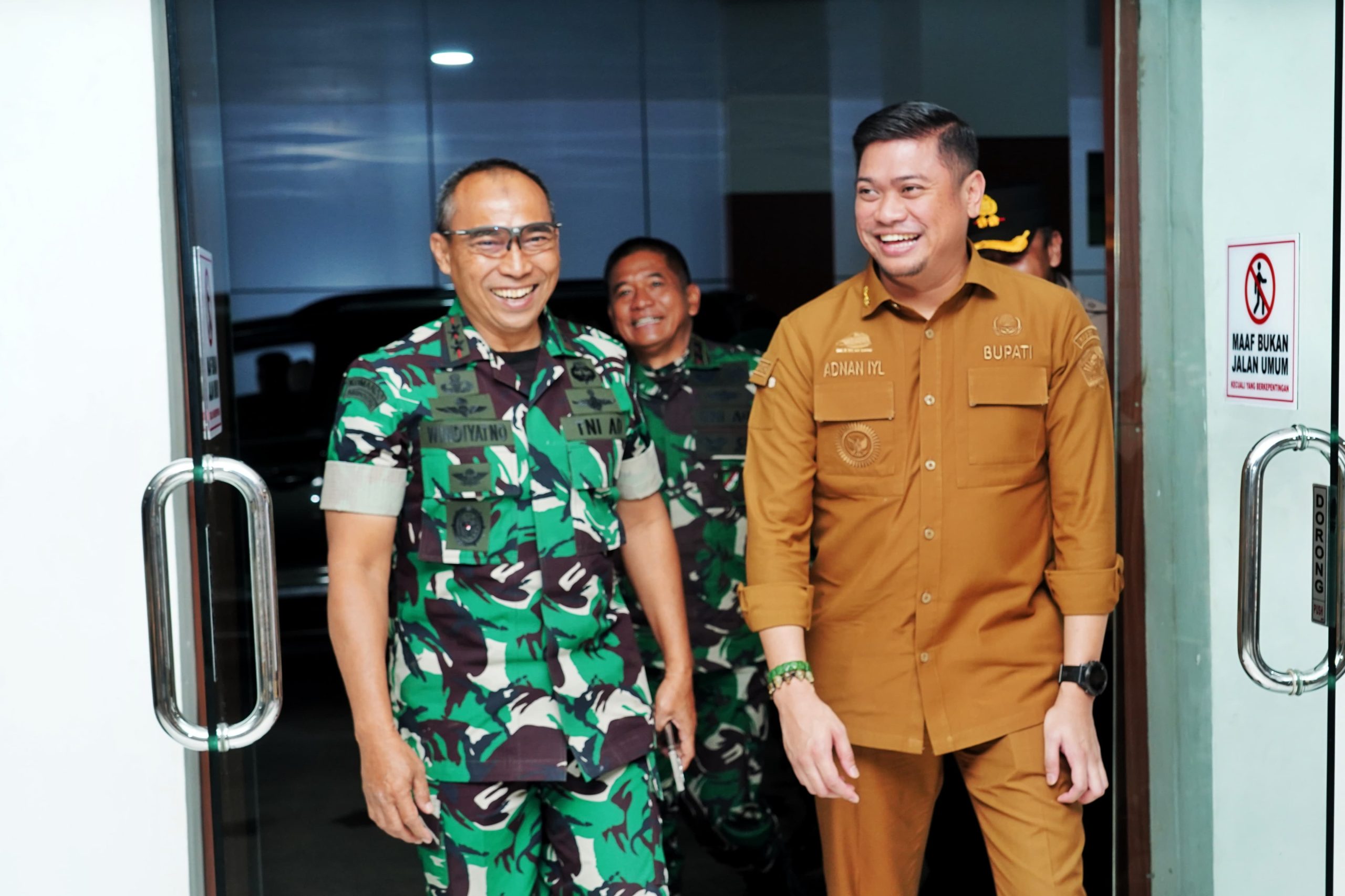 Jalin Sinergitas, Pangdam XIV/Hsn Silaturahmi ke Kantor Bupati Gowa
