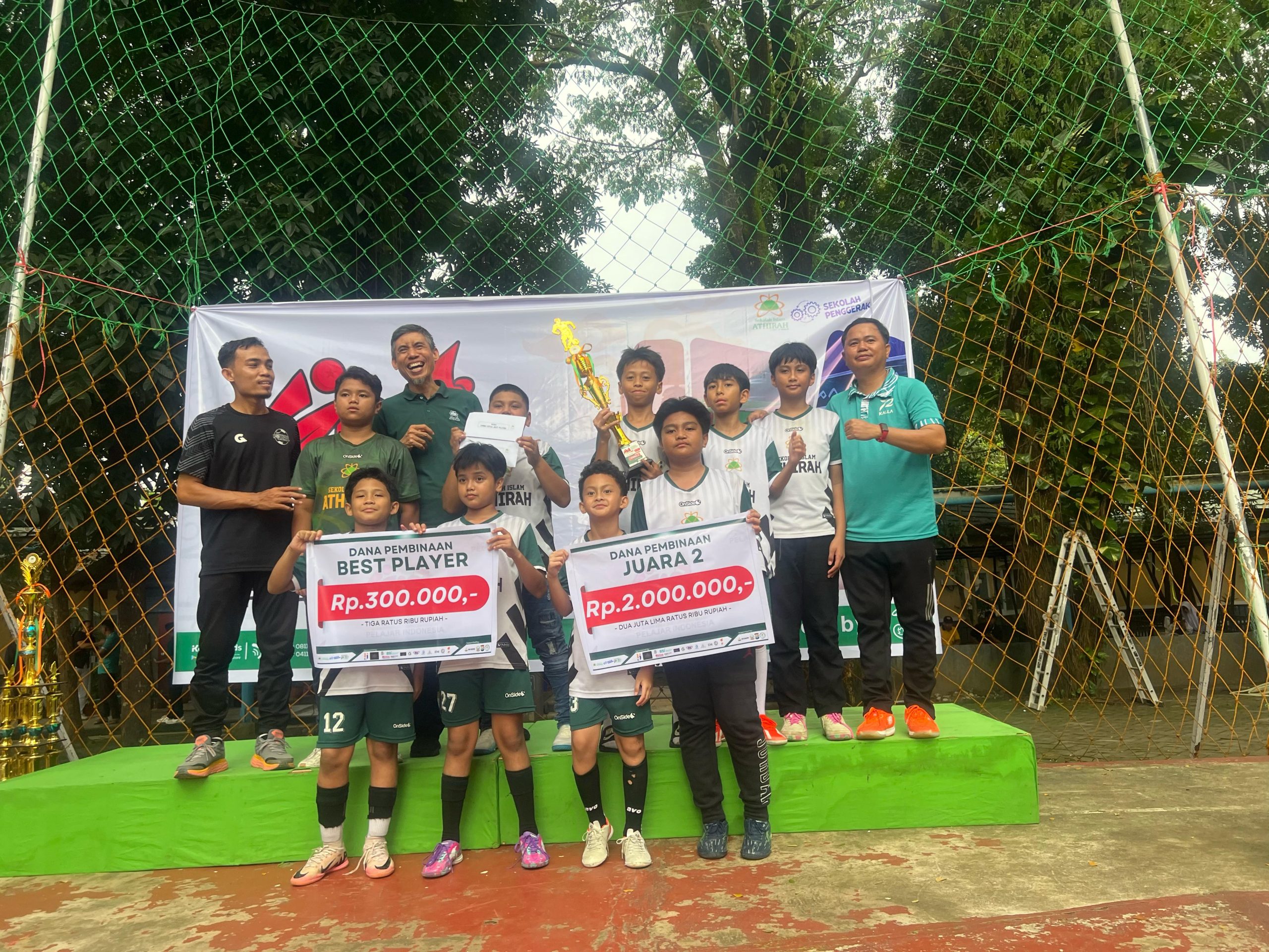 Tim Futsal SD Islam Athirah 2 Raih Juara 2 dan Best Player Kompetisi ABFC 2025