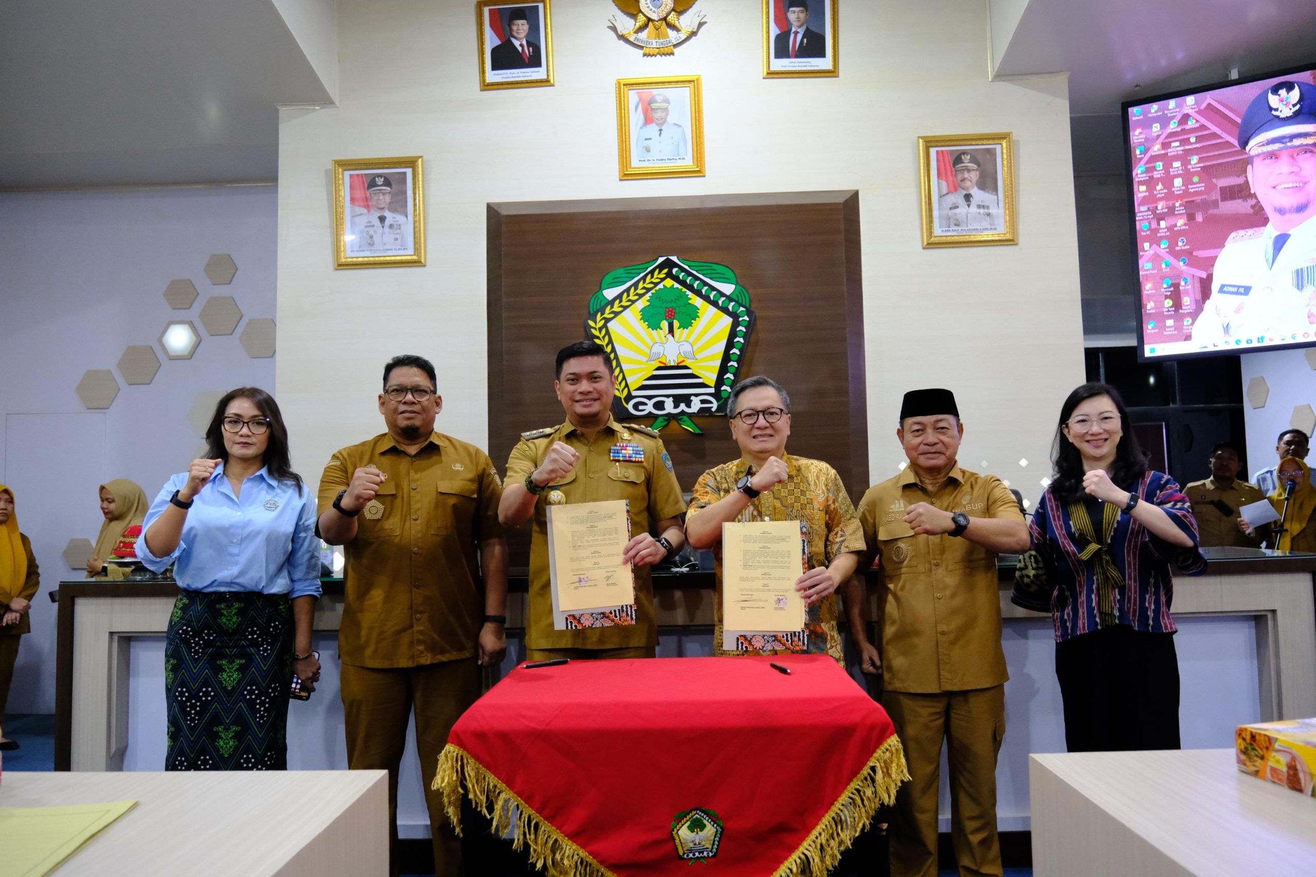 Bupati Kab.Gowa Terima Kunjungan Sampoerna Foundation
