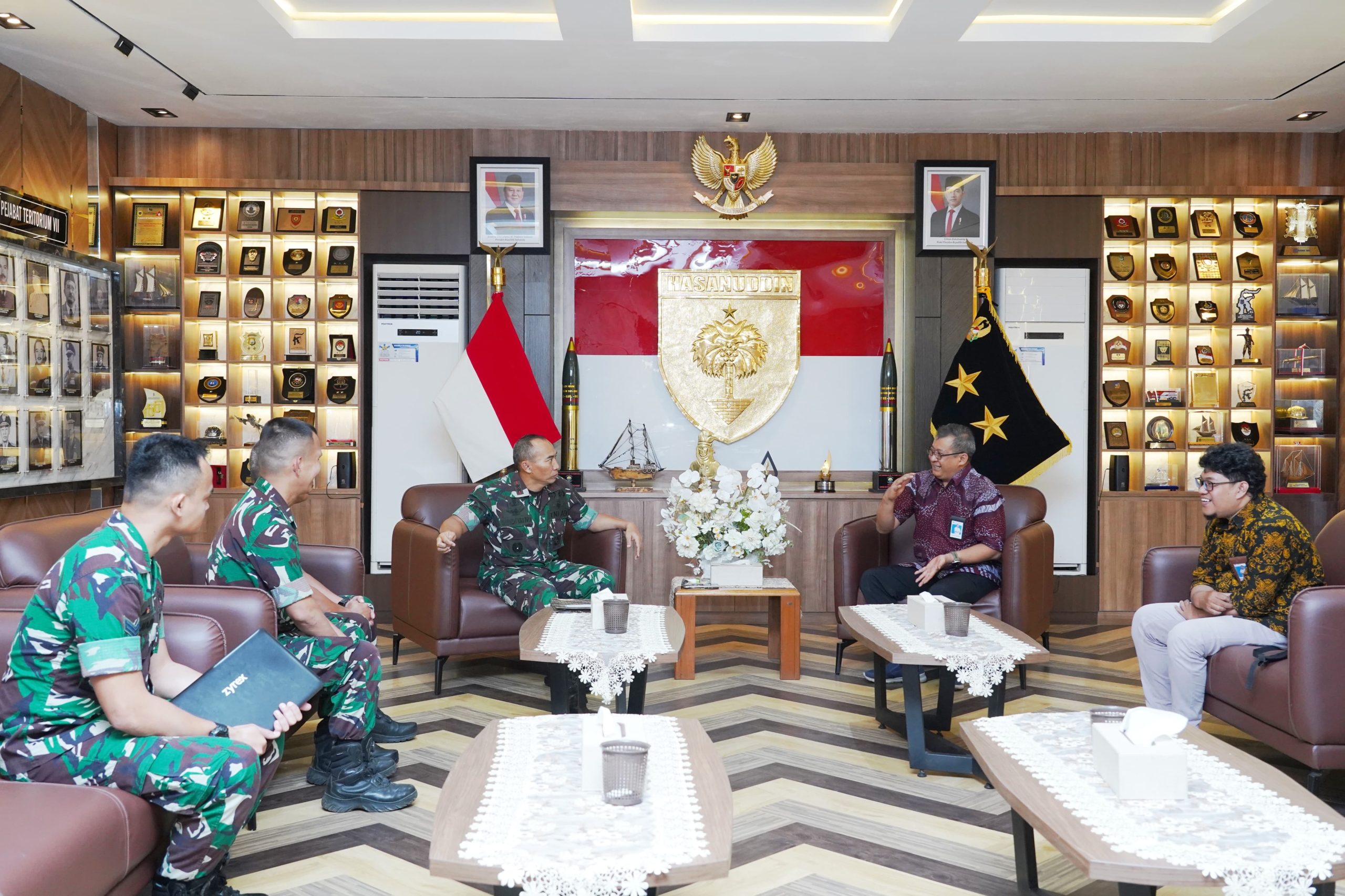 Pangdam XIV/Hasanuddin Terima Kunjungan Aktivasi dari KPPN Makassar I