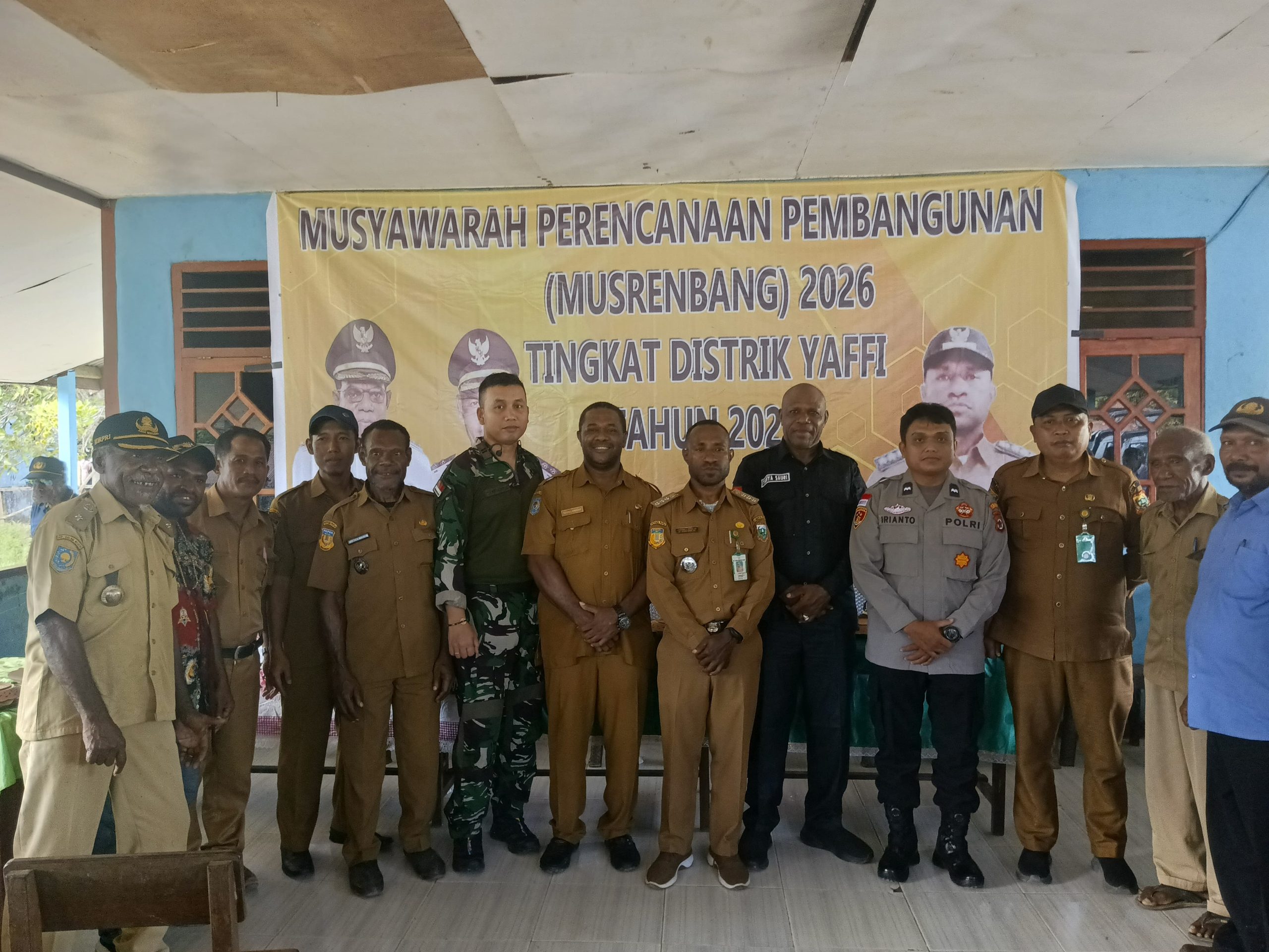 Musyawarah Pembangunan Di Kampung Yabanda, Wujud Kepedulian Satgas Yonif 512 QY untuk Masa Depan Papua.
