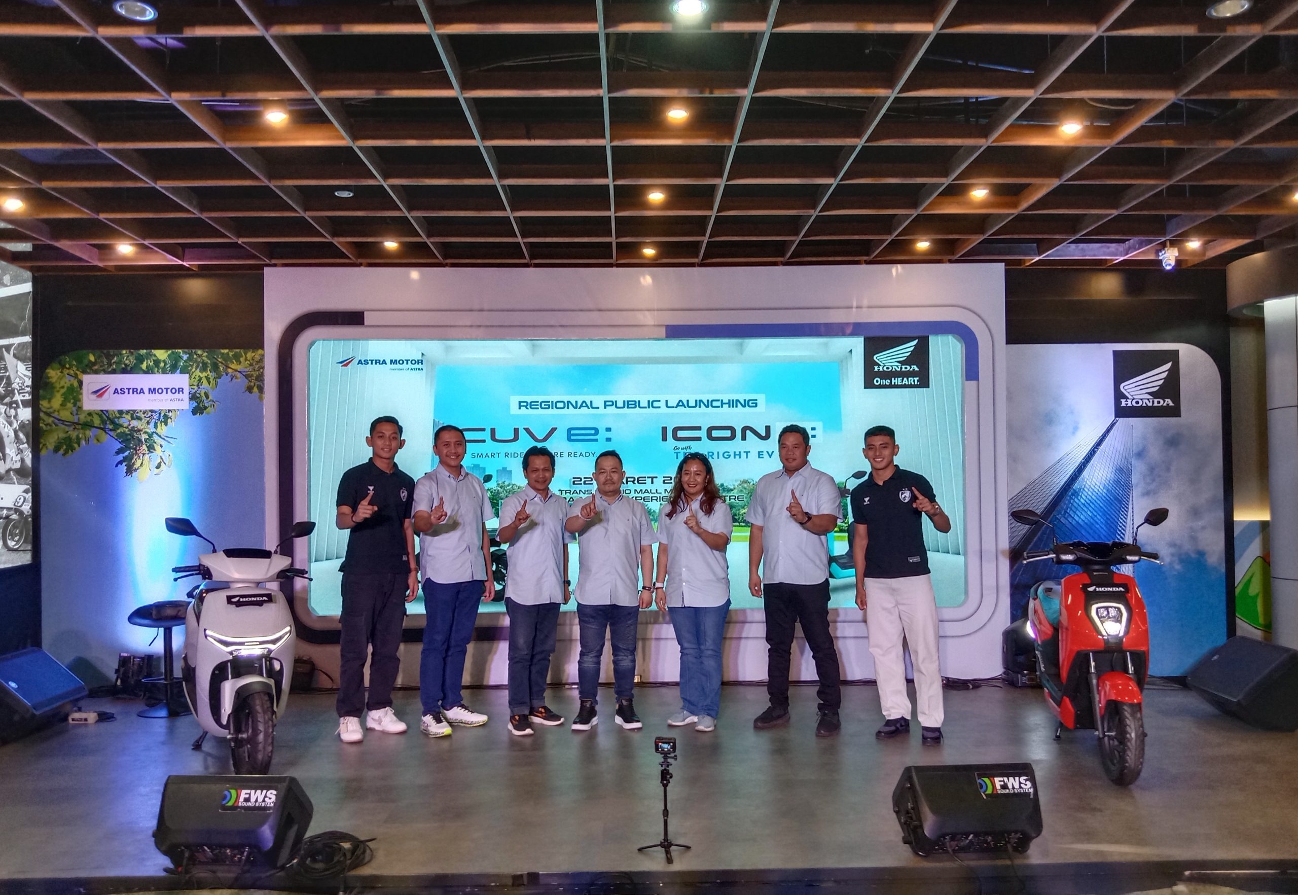 Asmo Sulsel Resmi Launching Honda CUV e: dan ICON e: