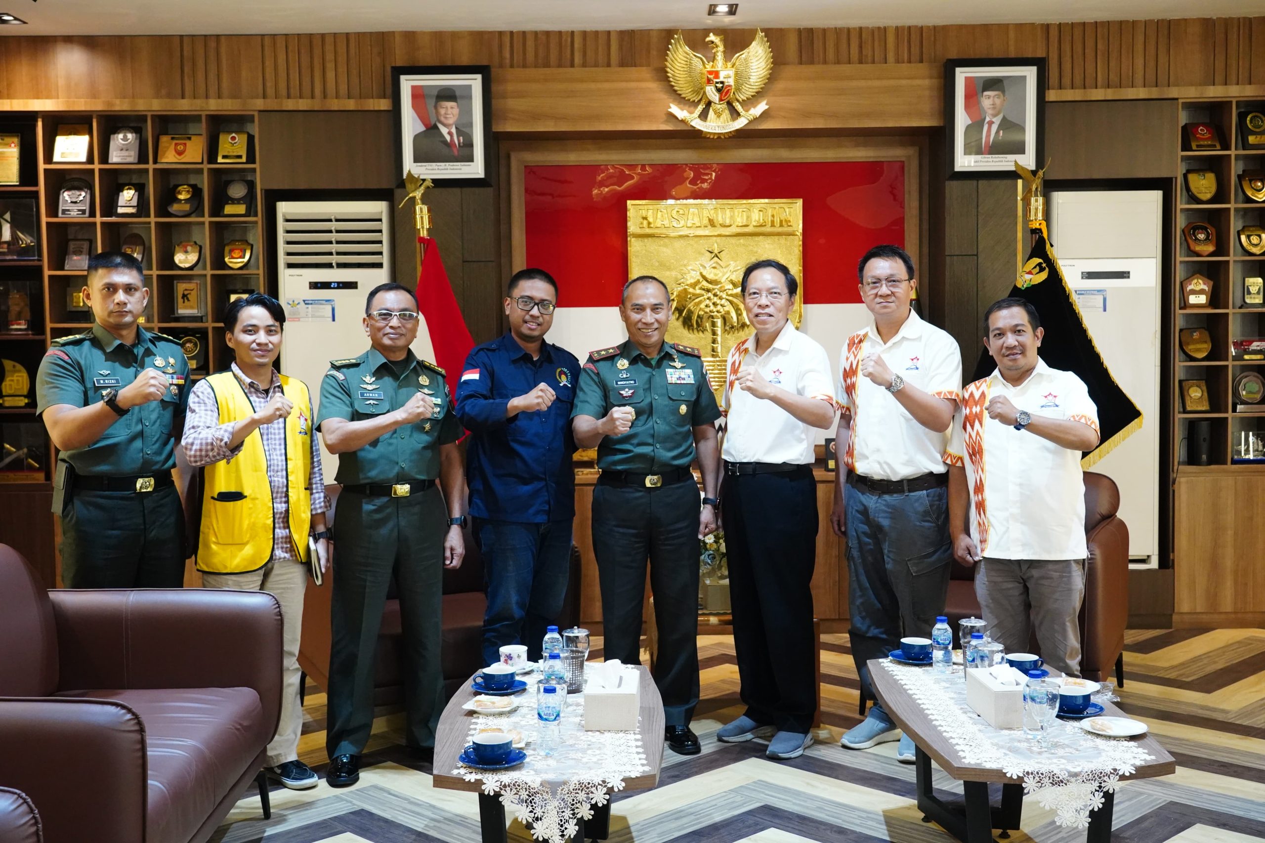 Pererat Tali Silaturahmi, Pangdam XIV/Hasanuddin Terima Kunjungan Permabudhi Sulsel