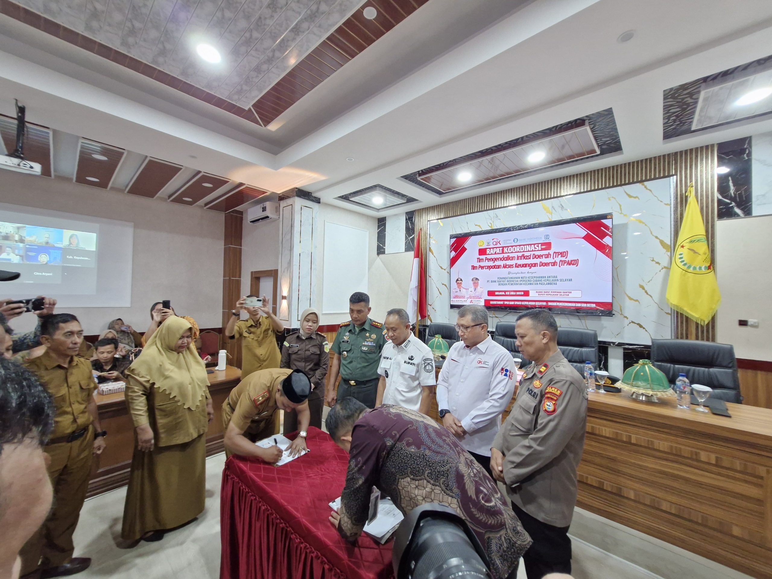Rapat Kordinasi Tim Percepatan Akses Keuangan Daerah Kabupaten Kepulauan Selayar