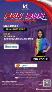 Fun Run 5K Spesial Hari Kemerdekaan, Siap di Gelar! Swiss-Belinn Panakkukang; Gabungkan Semangat Kebersamaan, Kesehatan, dan Hiburan