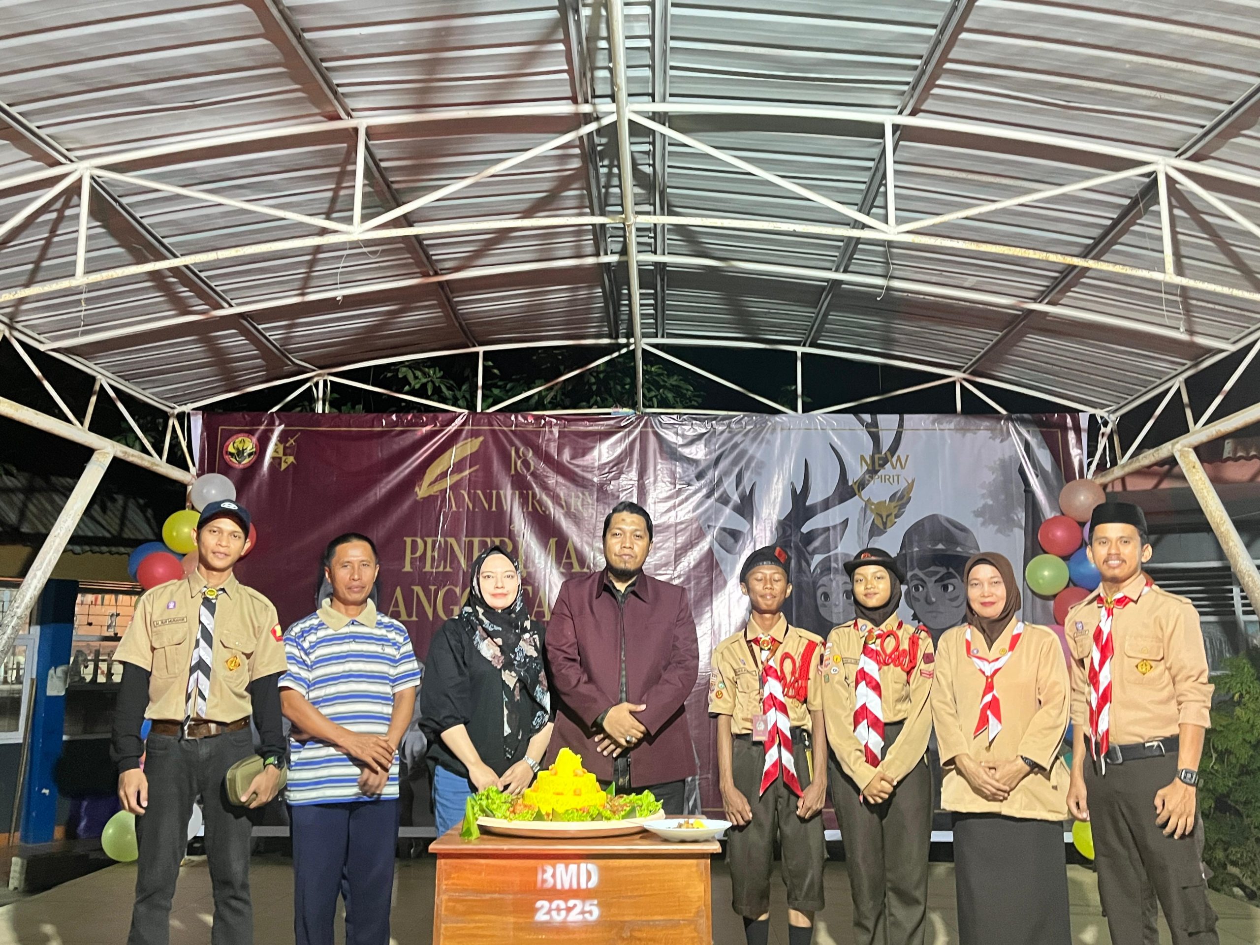 SMP Negeri 24 Makassar Buktikan Eksistensinya 18 Tahun Aktif Kepramukaan