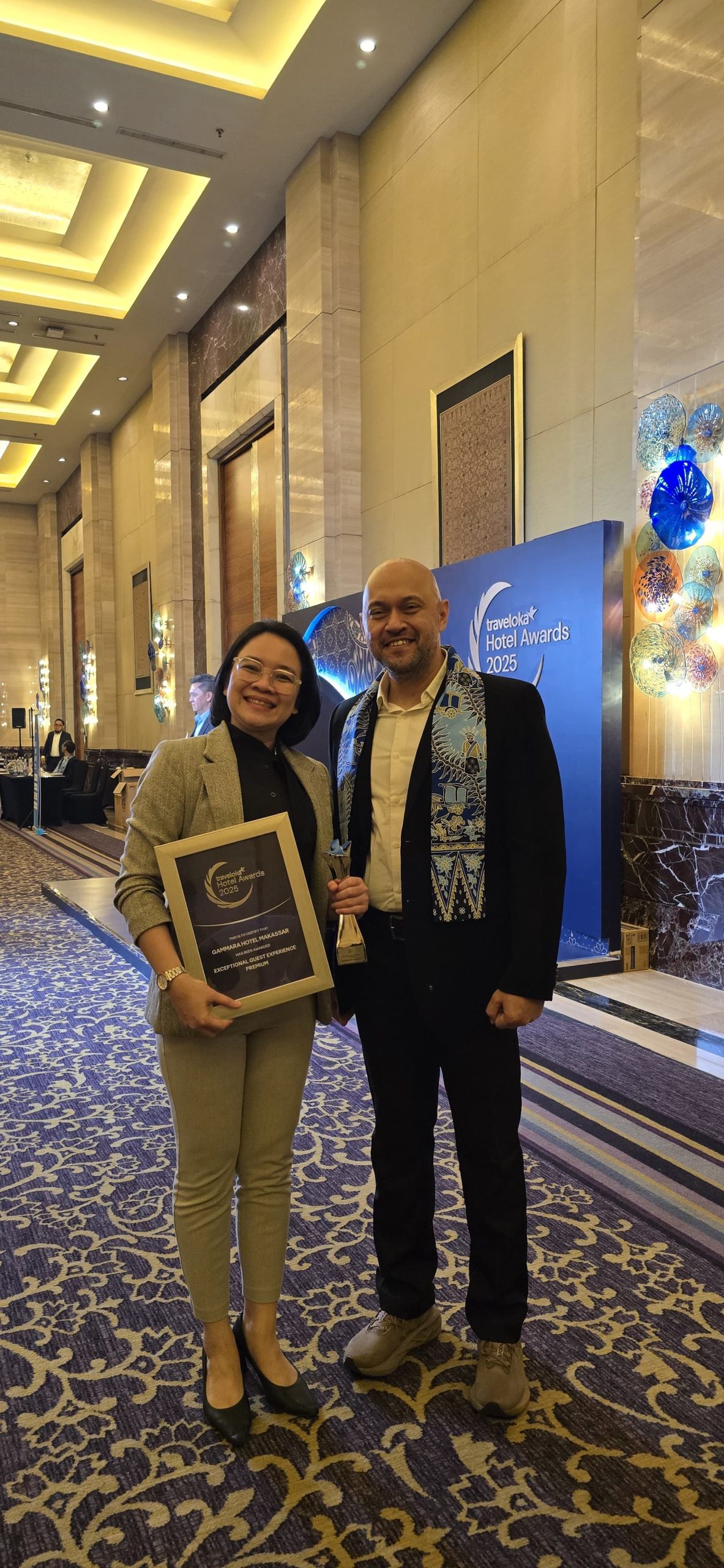 Hotel Gammara Makassar Dinobatkan sebagai pemenang “Exceptional Guest Experience Premium 2025”dari Traveloka