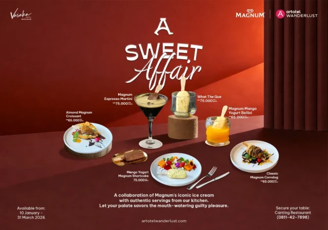 
					ARTOTEL Dine Gandeng Magnum Lewat Kampanye Nasional : A Sweet Affair