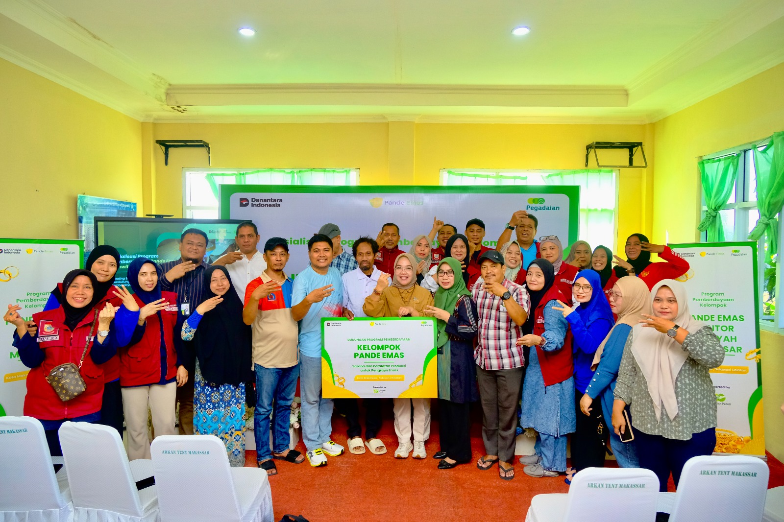 PT Pegadaian Kanwil VI SulSelBarRa Maluku Luncurkan Program PANDE EMAS untuk Perkuat Pemberdayaan Masyarakat