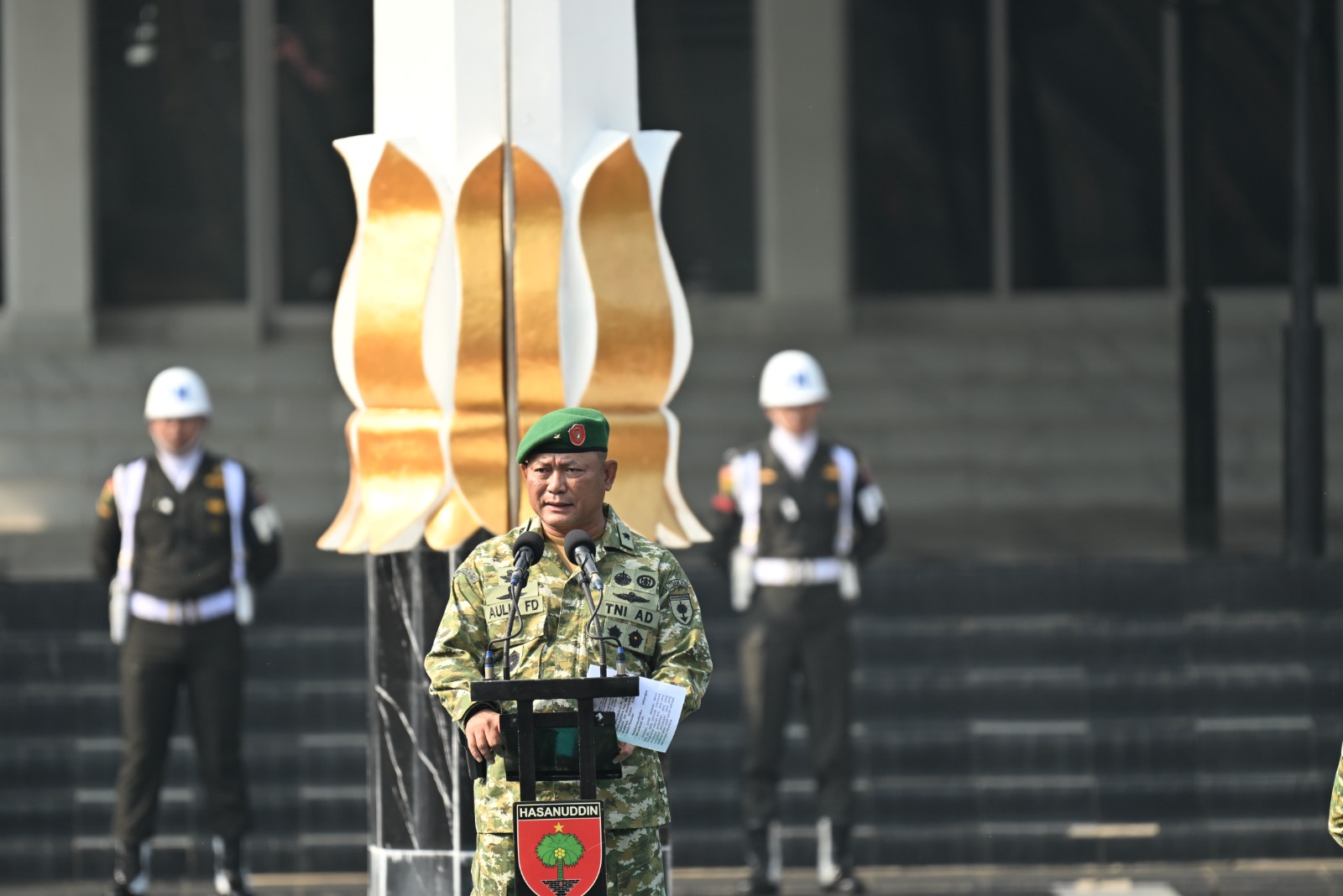 Irdam XIV/ Hsn Pimpin Upacara Sumpah Pemuda ke-98, Kobarkan Semangat Patriotisme Generasi Muda
